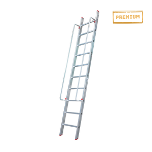 Aluminum Ladder with Guardrail